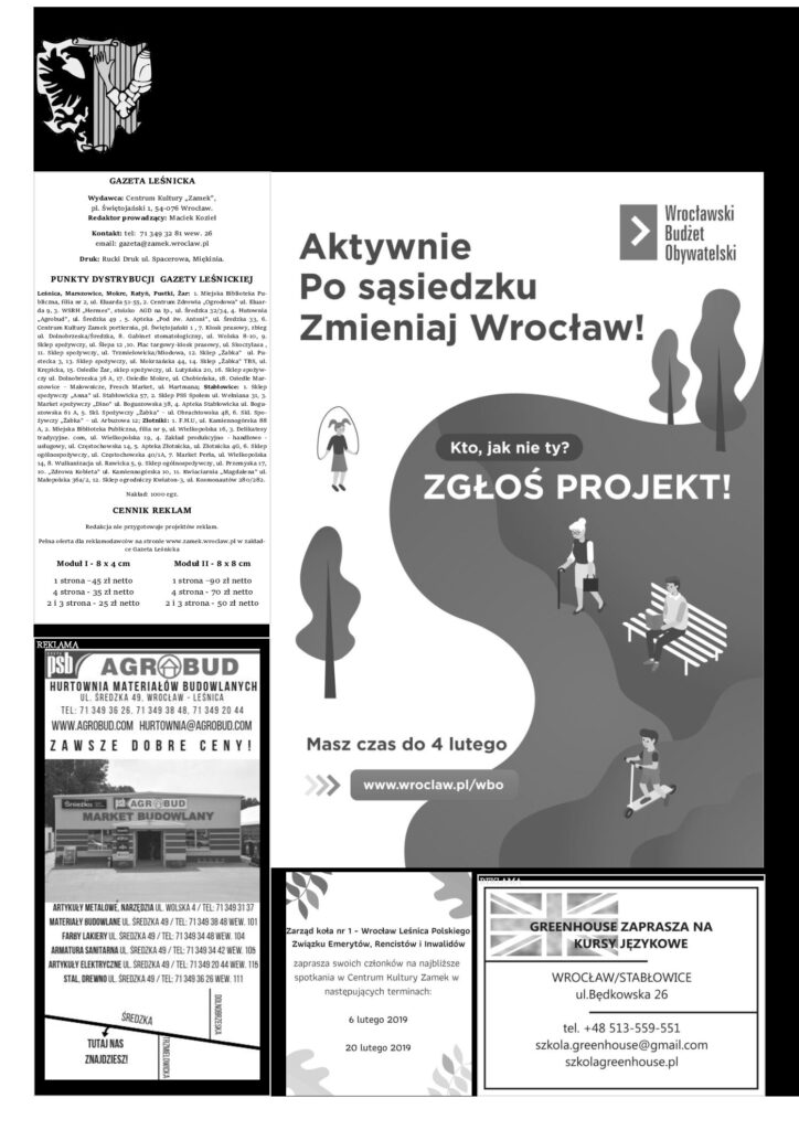 Gazeta Leśnicka 25 stycznia 2019