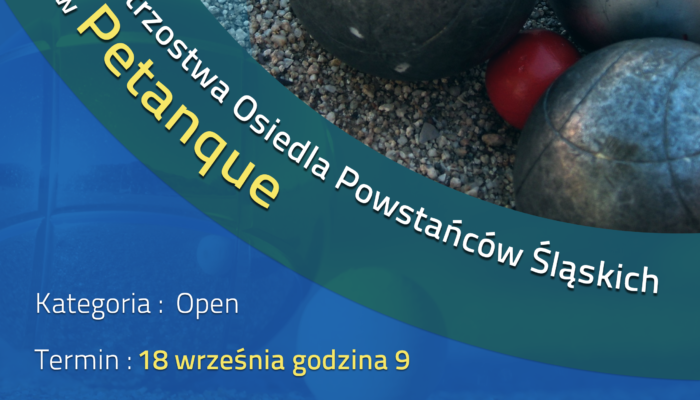 Mistrzostwa Osiedla w Petanque 2016