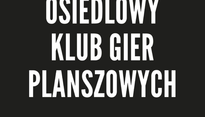 Osiedlowy Klub Gier Planszowych 2019