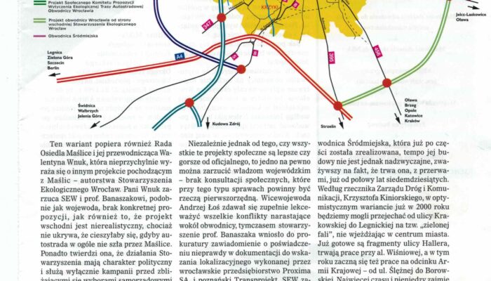 wycinek prasowy Maślice Autostradowa Obwodnica Wrocławia 8